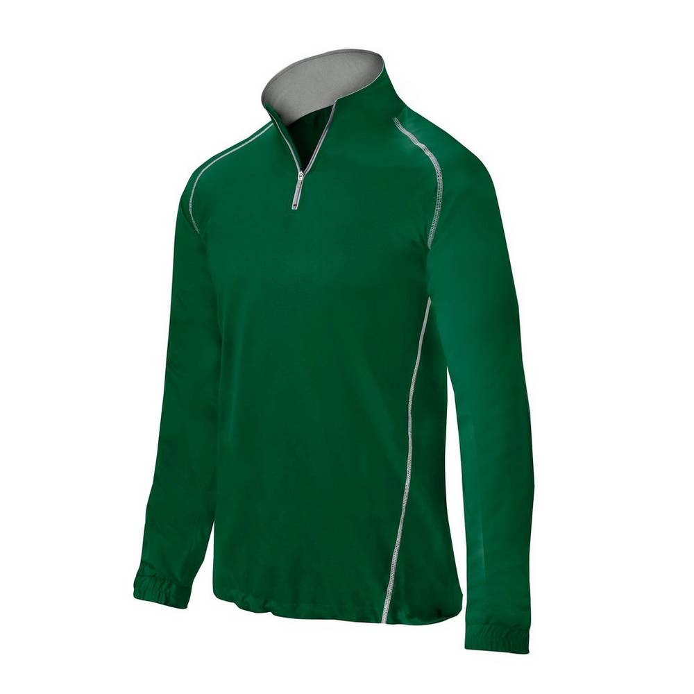 Casaco Mizuno Comp 1/4 Zip Batting - Homem - Verdes - ACIZW1209